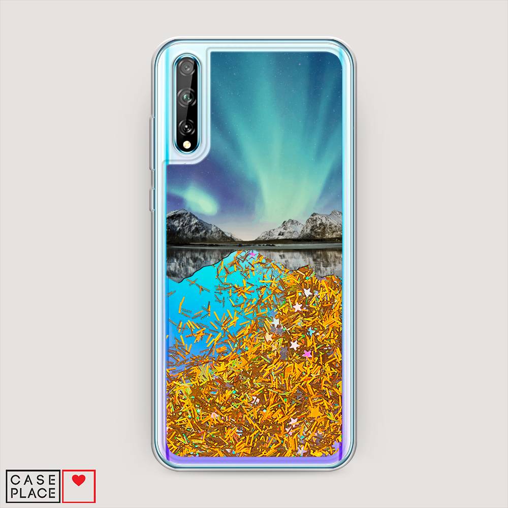 

Чехол Awog на Huawei P Smart S "Горное озеро и сияние", 6103590-1