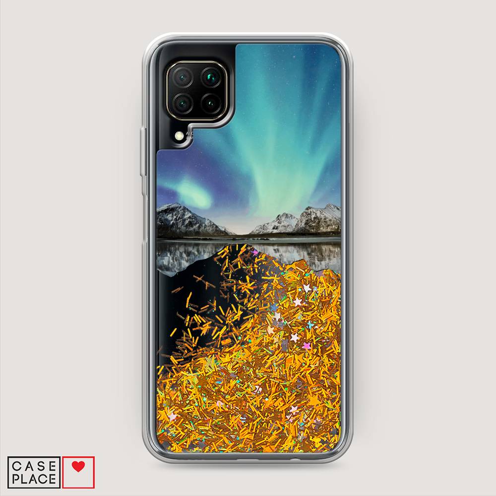 

Чехол Awog "Горное озеро и сияние" для Huawei Nova 6 SE, 611790-1