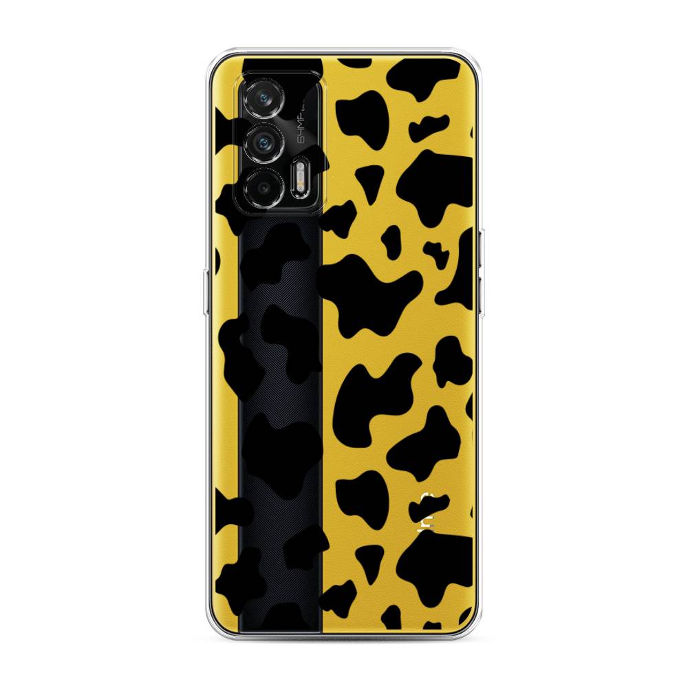 

Чехол Awog на Realme GT "Пятна коровы черные", Разноцветный, 256350-2