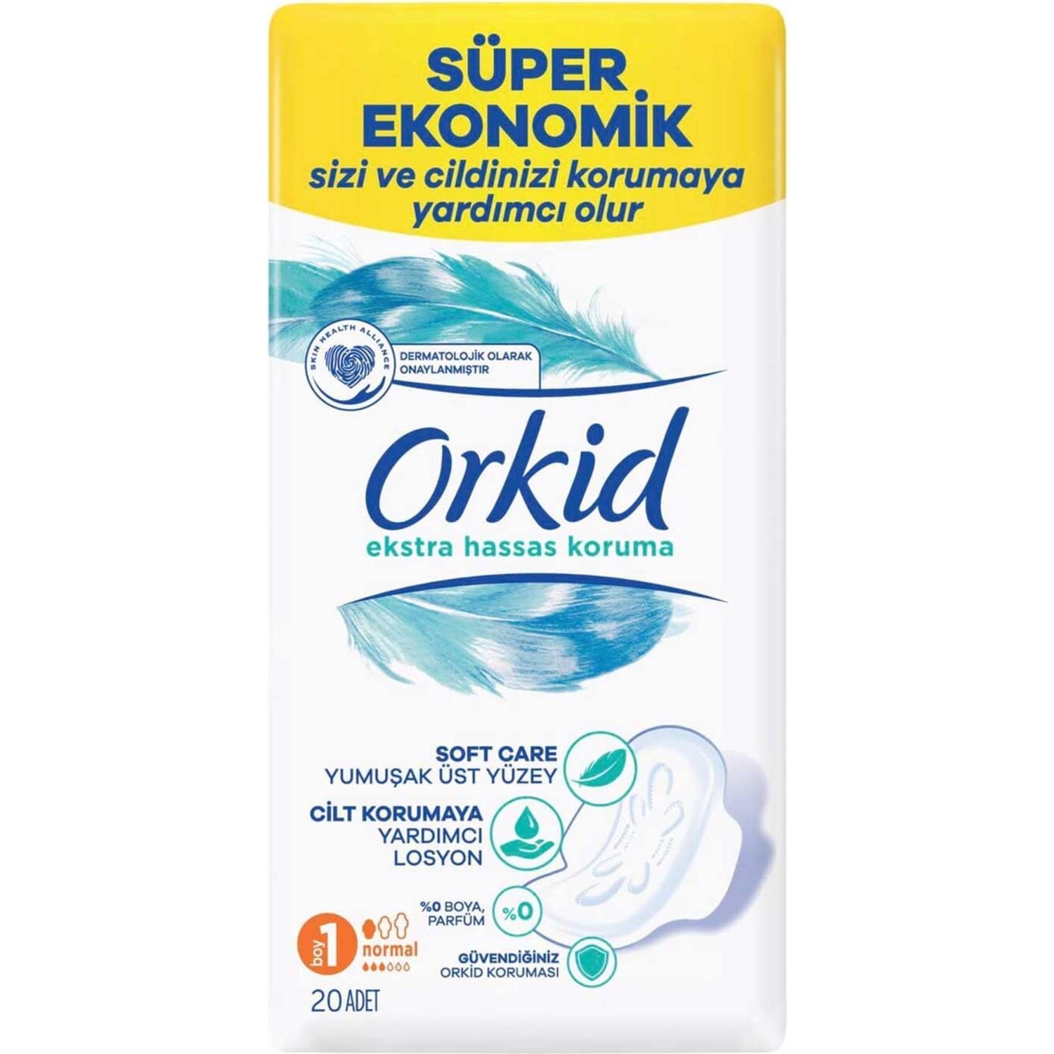 

Гигиеническая прокладки для чувствительной кожи Orkid Extra Sensitive 1 размер, 20 шт
