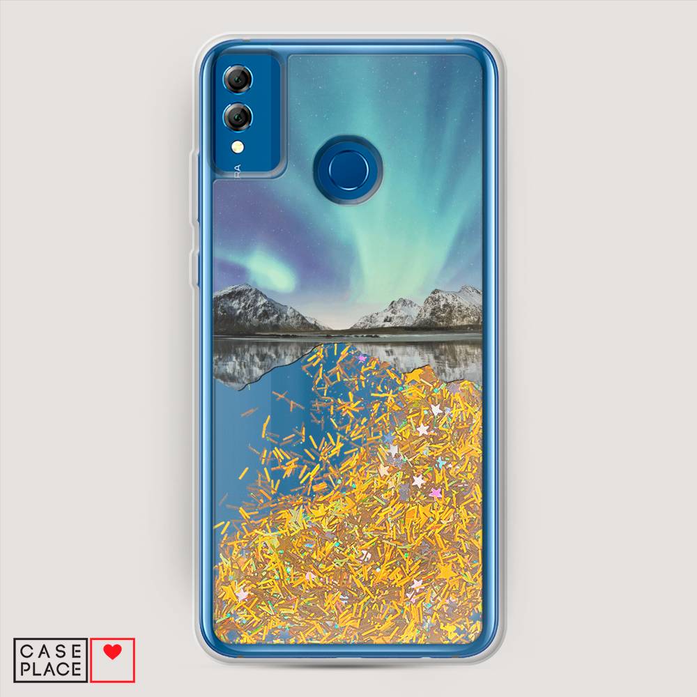 

Чехол Awog на Honor 8X "Горное озеро и сияние", Голубой, 66790-1