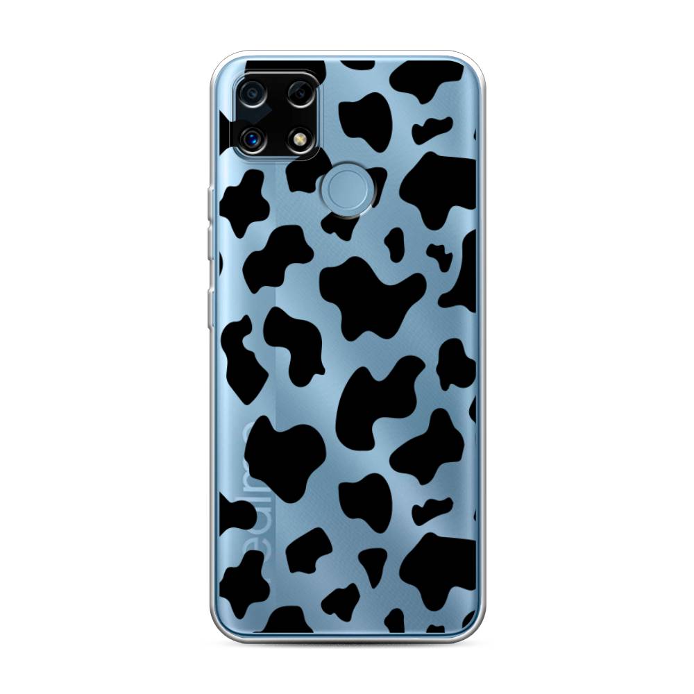 

Чехол Awog на Realme C25/C25s "Пятна коровы черные", Разноцветный, 256950-2