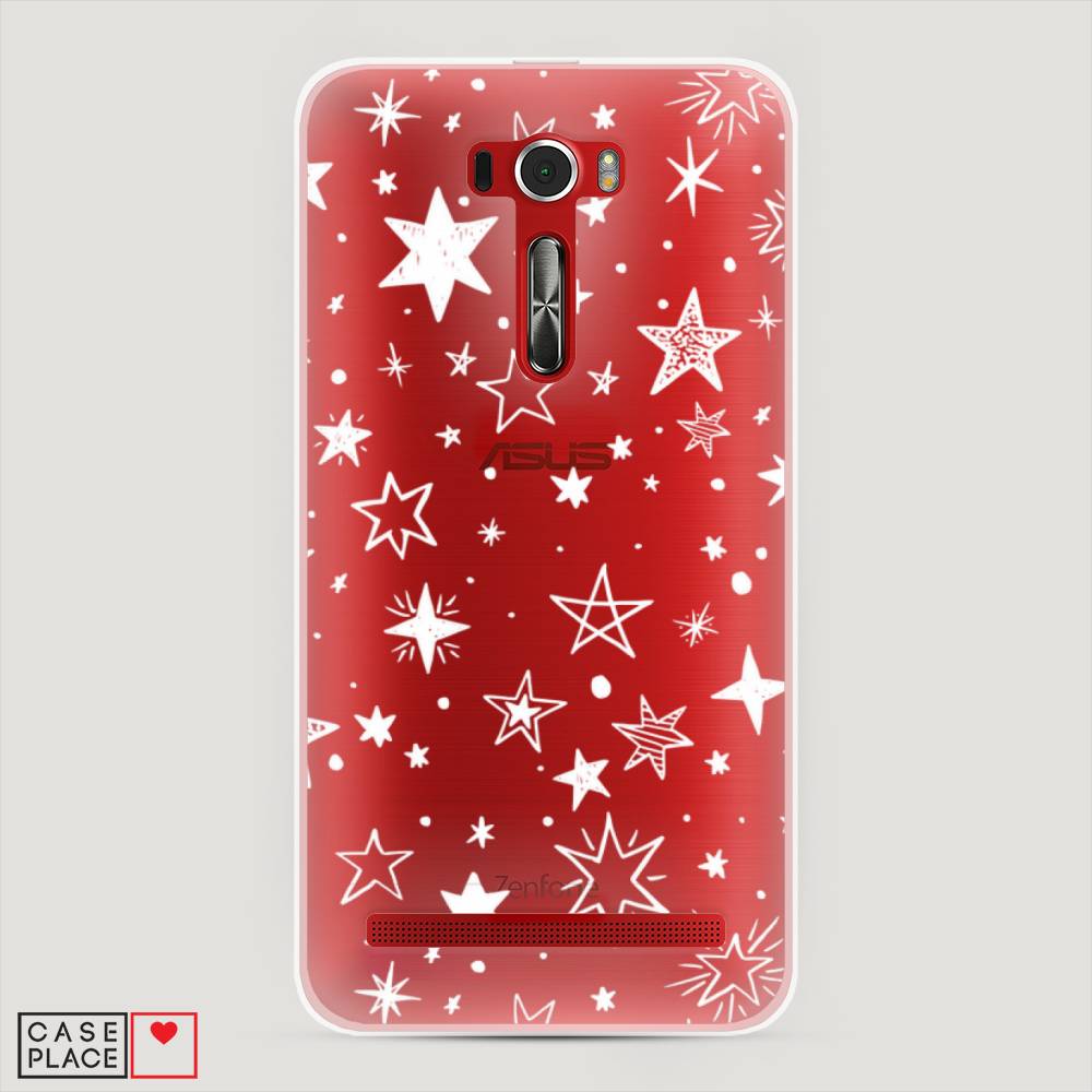 

Чехол Awog "Звездочки графика белая" для Asus Zenfone 2 ZE601KL, 40650-7