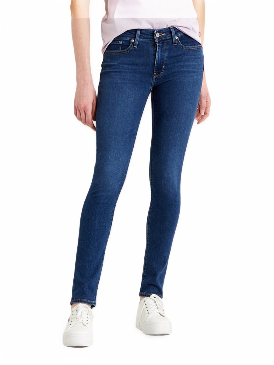 

Джинсы женские LEVIS Women 711 Skinny Jeans синие 25/30, Синий, Women 711 Skinny Jeans