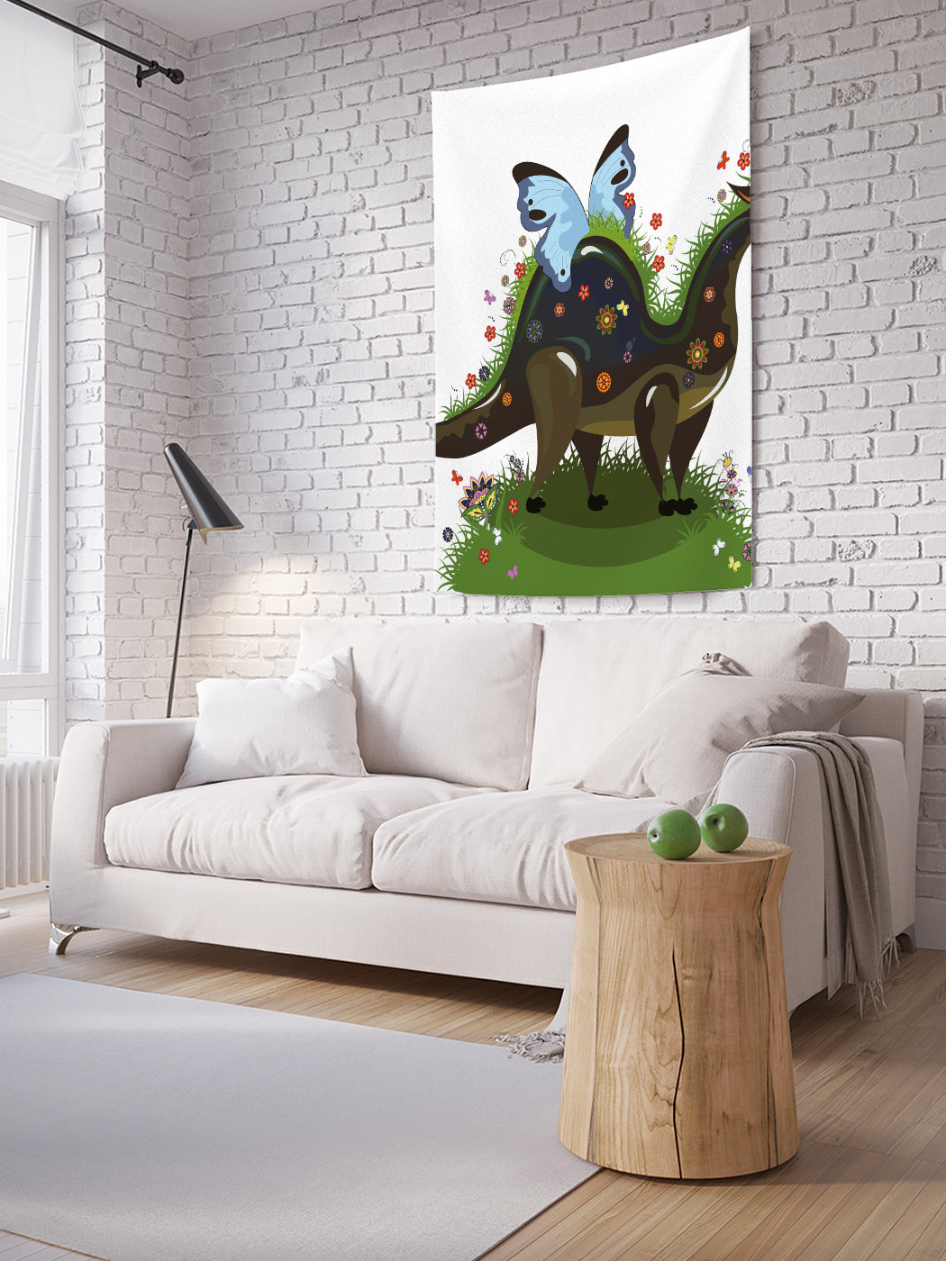

Вертикальное фотопанно на стену JoyArty Бабочка на драконе 150x200 см, Бабочка на драконе