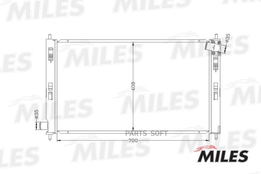 

Радиатор mitsubishi lancer 1.5-2.0 08-