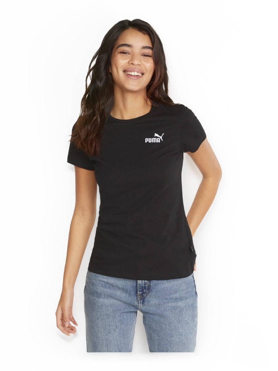 

Футболка женская PUMA ESSENTIALS+ EMBROIDERY WOMEN'S TEE черная M, Черный, ESSENTIALS+ EMBROIDERY WOMEN'S TEE