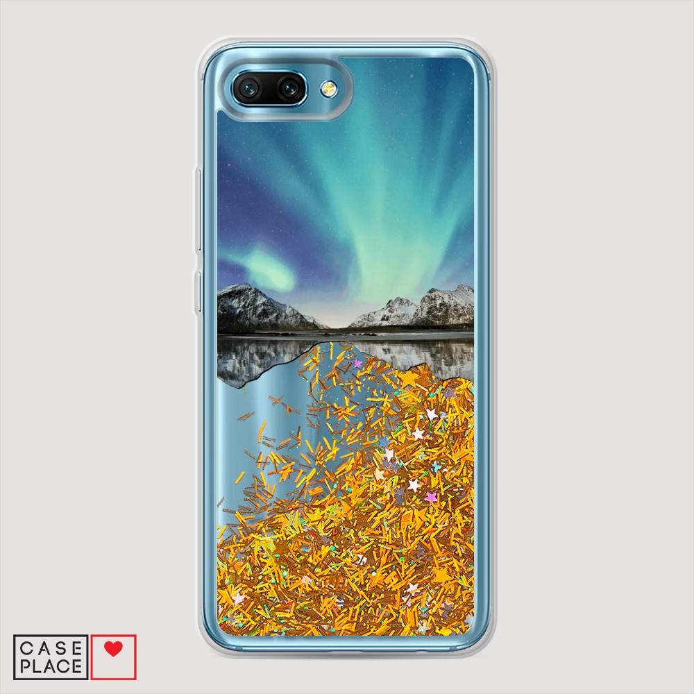 

Чехол Awog "Горное озеро и сияние" для Honor 10, 65390-1