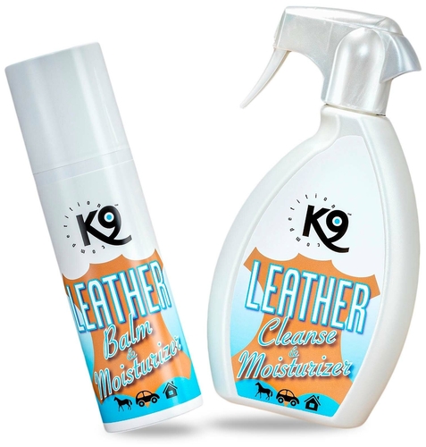 Набор “чистка+уход” для изделий из натуральной кожи: спрей+полироль-бальзам Leather K9