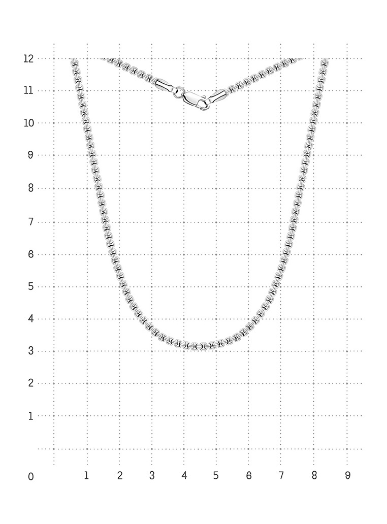 

Ожерелье-цепь из серебра 45 см Kari Jewelry 237644, 237644