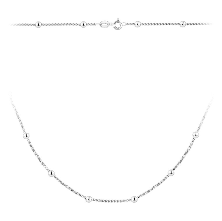 

Ожерелье-цепь из серебра 45 см Kari Jewelry 231275, 231275