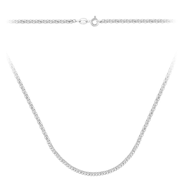 

Ожерелье-цепь из серебра 50 см Kari Jewelry 231262, 231262