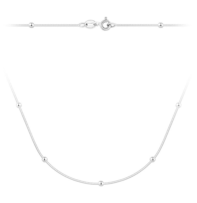 

Ожерелье-цепь из серебра 50 см Kari Jewelry 231259, 231259