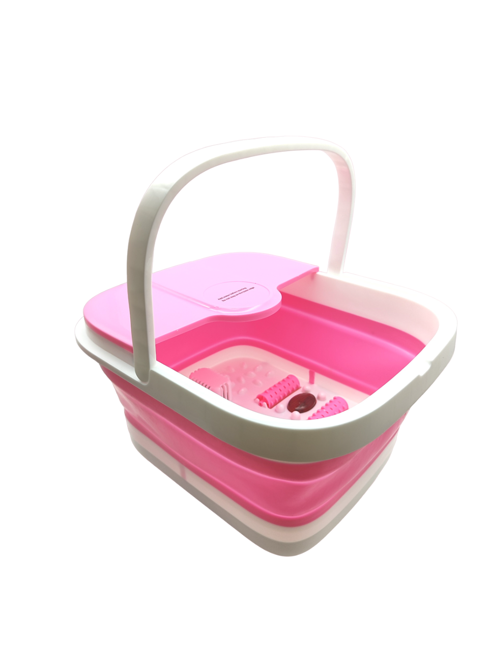 Массажная ванночка для ног MWN-368, 500W, гидромассажный массажер, розовый