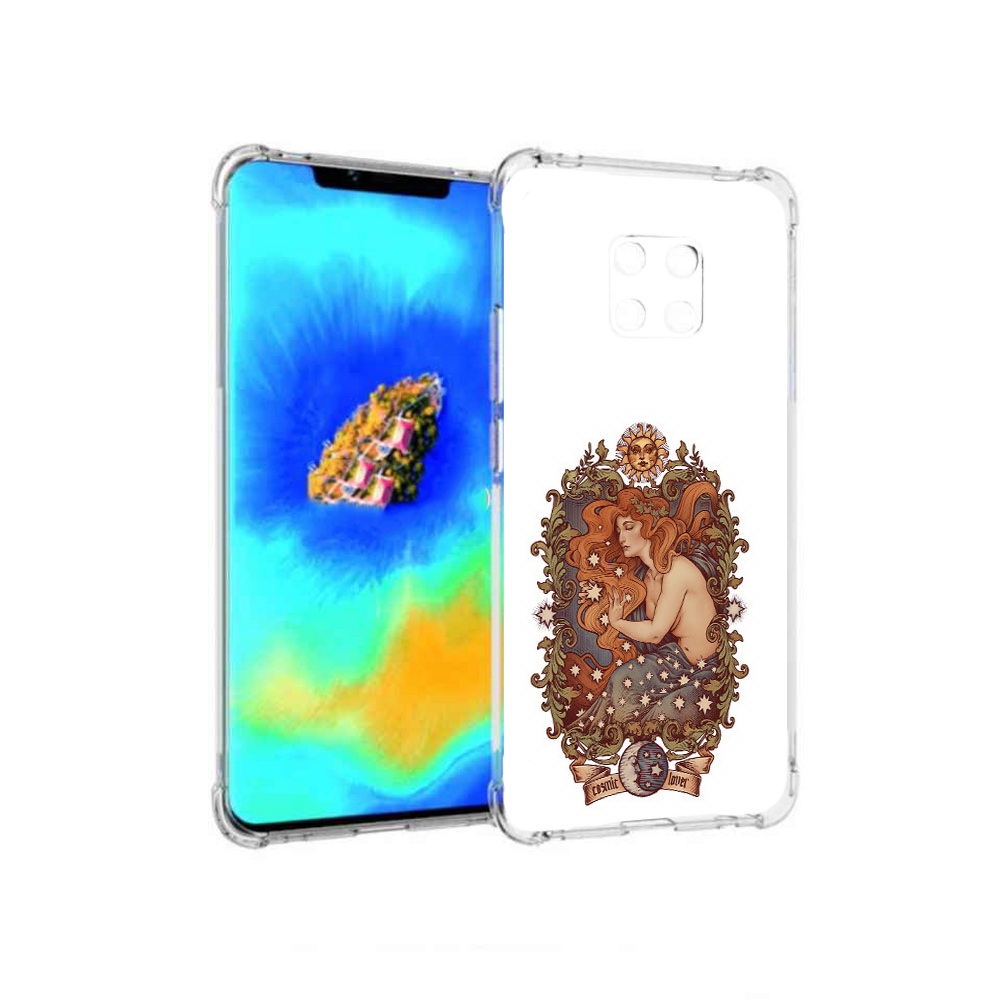 

Чехол MyPads звездная девушка абстракция для Huawei Mate 20 Pro, Прозрачный, Tocco