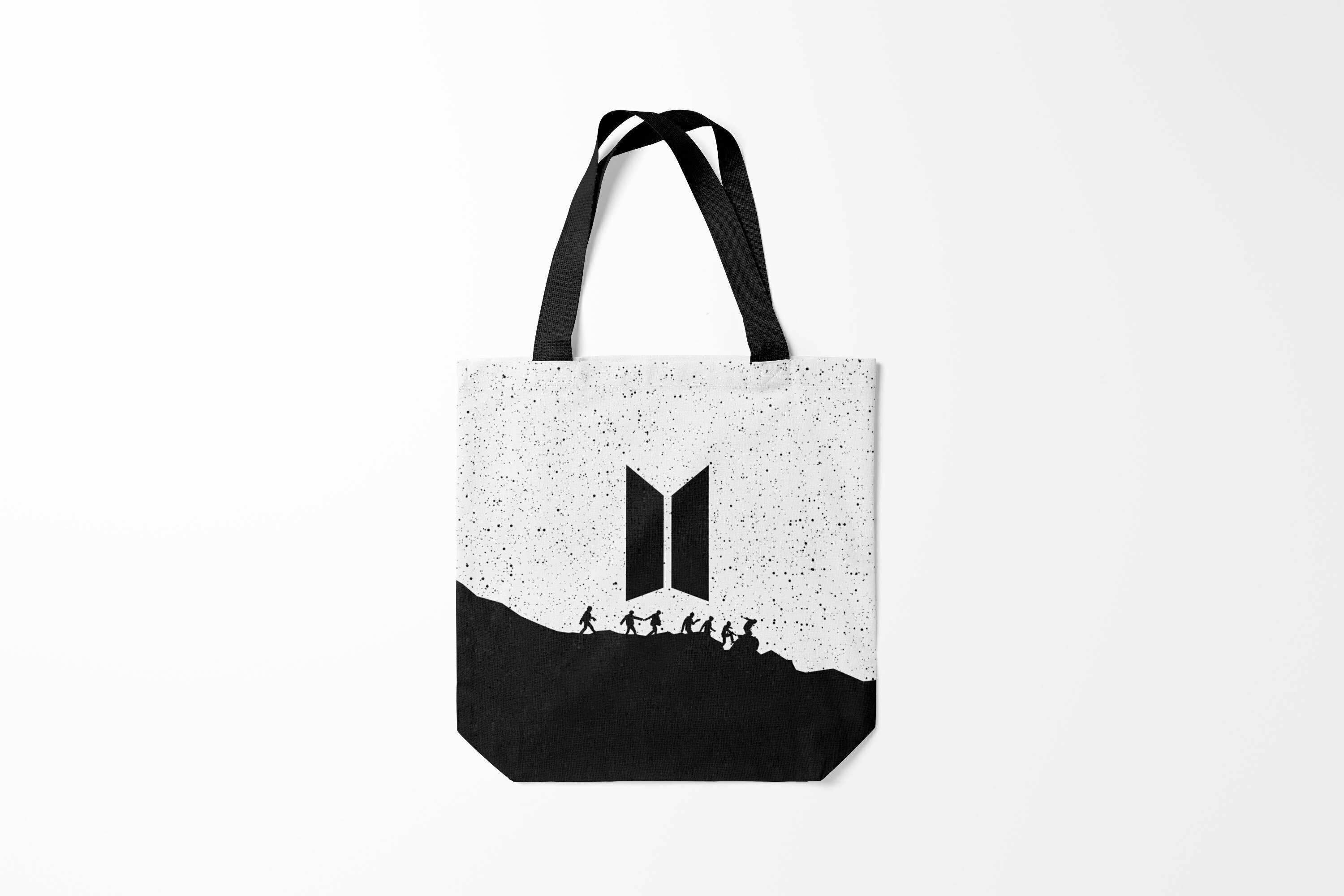 

Сумка шoппер унисекс Burnettie BTS LY, черный, BTS LY