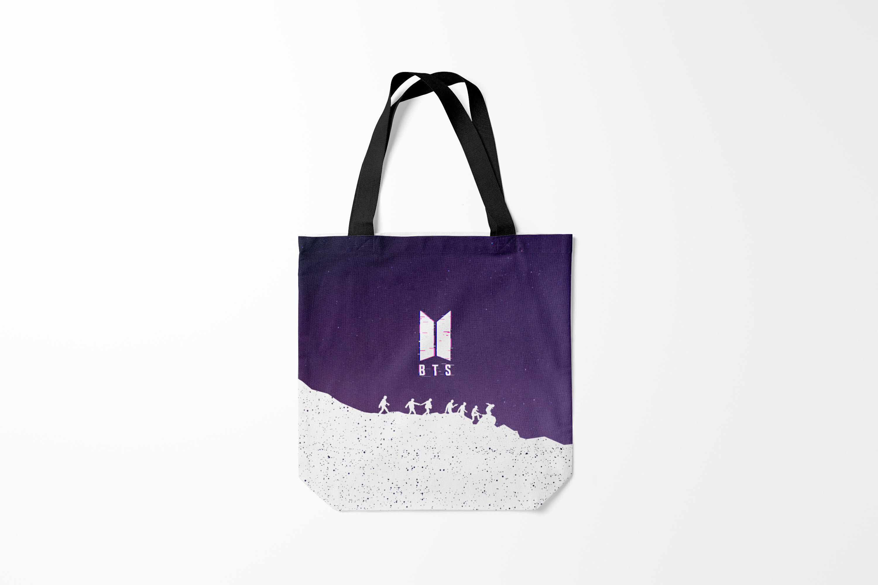 

Сумка шoппер унисекс Burnettie BTS LOVE YOURSELF, фиолетовый, BTS LOVE YOURSELF