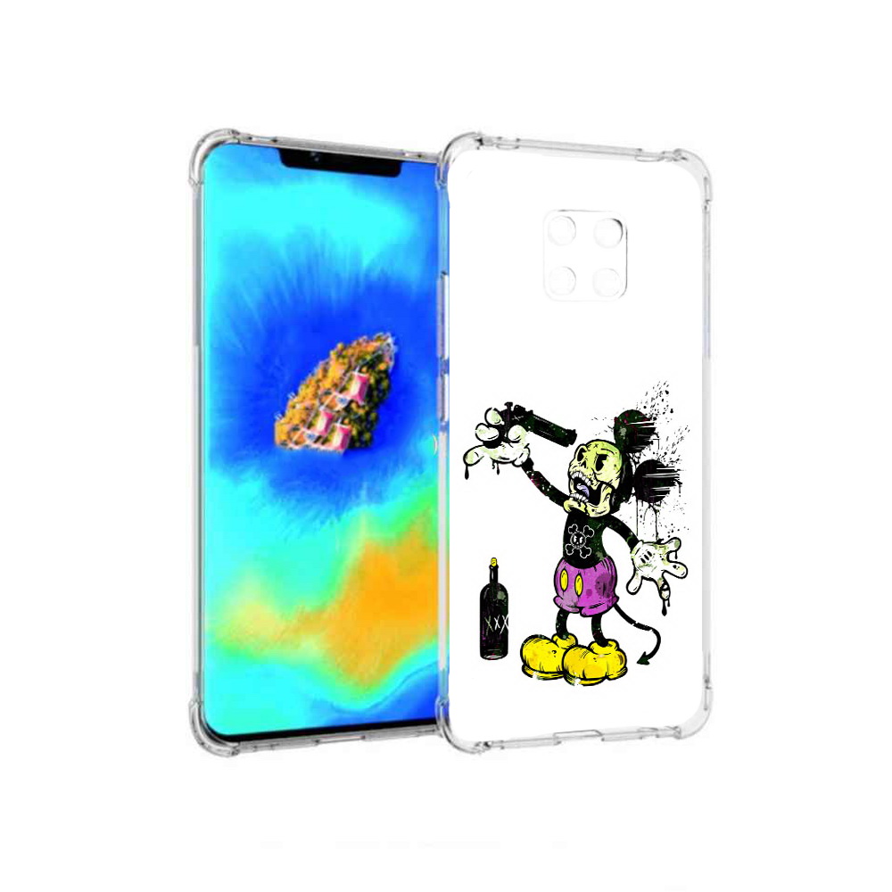 

Чехол MyPads Драг Микки для Huawei Mate 20 Pro, Прозрачный, Tocco