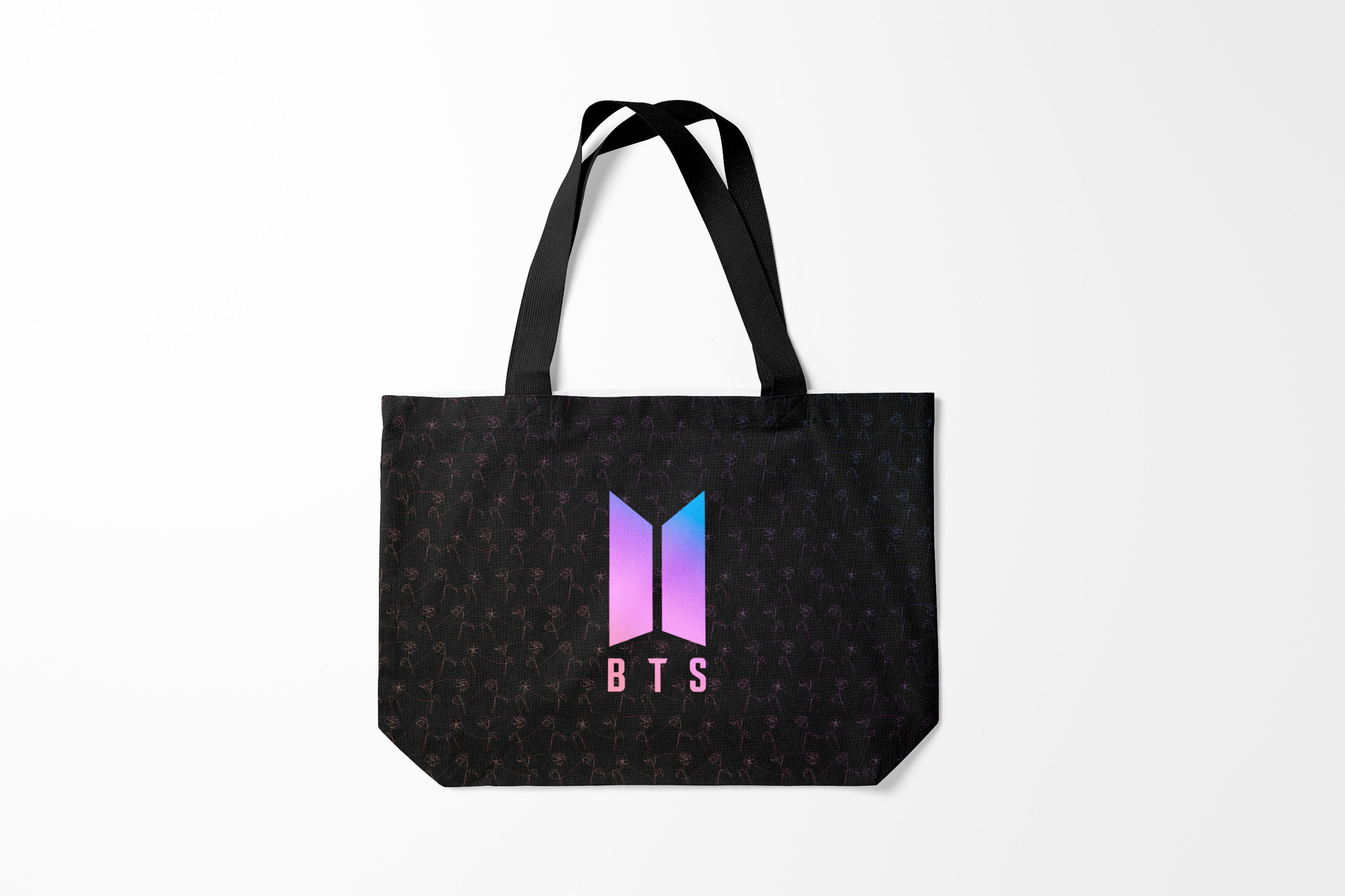 

Сумка шoппер унисекс Burnettie BTS Jung Kook, черный, BTS Jung Kook