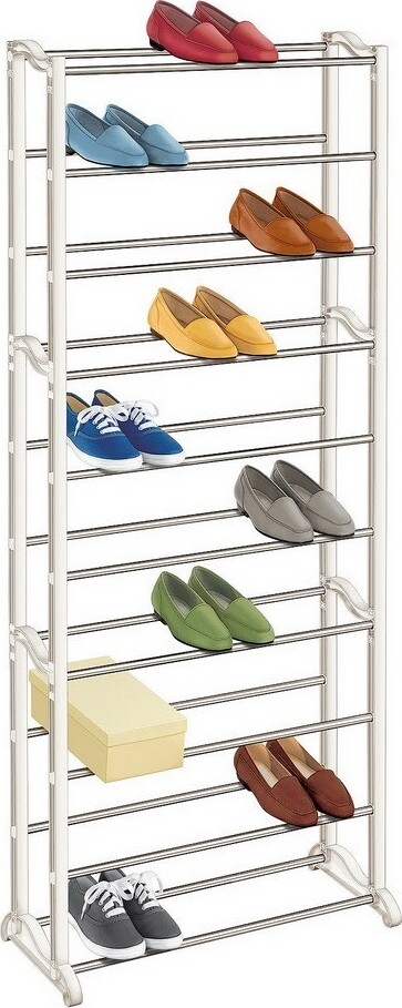 фото Стойка для обуви amazing shoe rack, серебристый