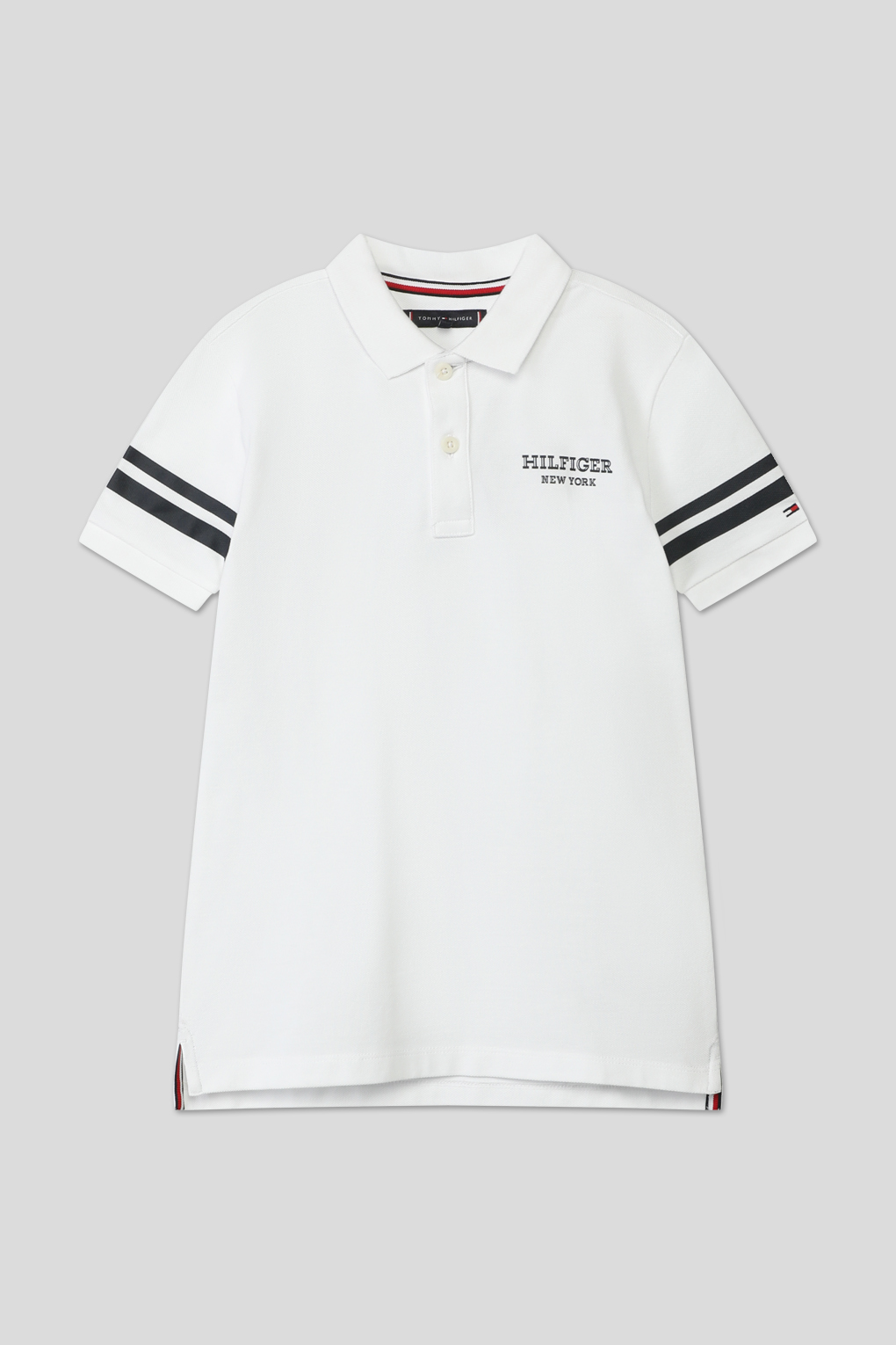 

Поло детское Tommy Hilfiger KB0KB08882, белый, 140, KB0KB08882