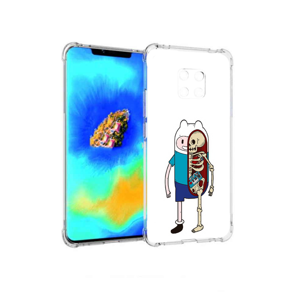 

Чехол MyPads Финн скелет для Huawei Mate 20 Pro, Прозрачный, Tocco