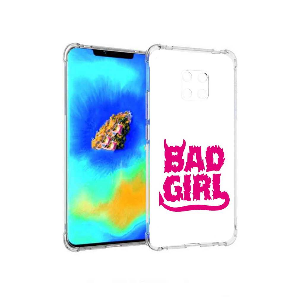 

Чехол MyPads плохая девочка для Huawei Mate 20 Pro, Прозрачный, Tocco
