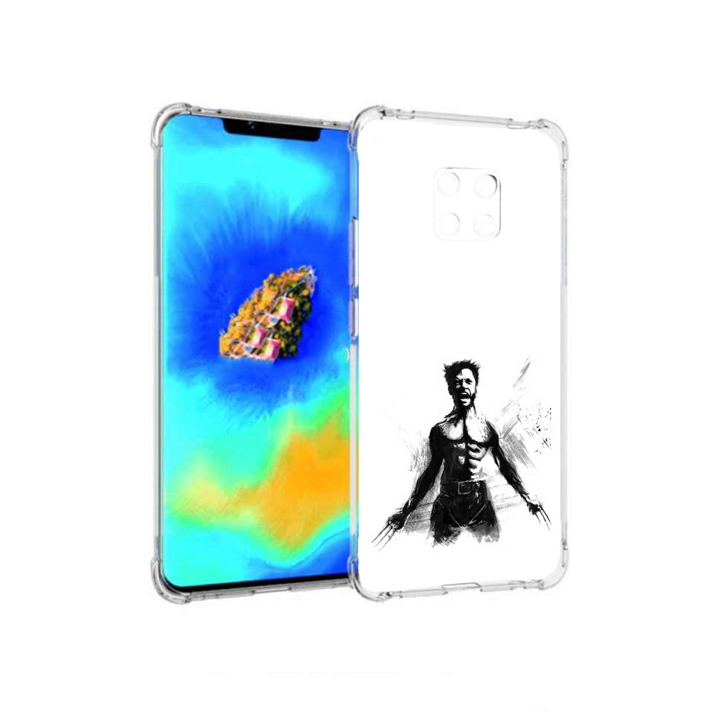 

Чехол MyPads росомаха для Huawei Mate 20 Pro, Прозрачный, Tocco