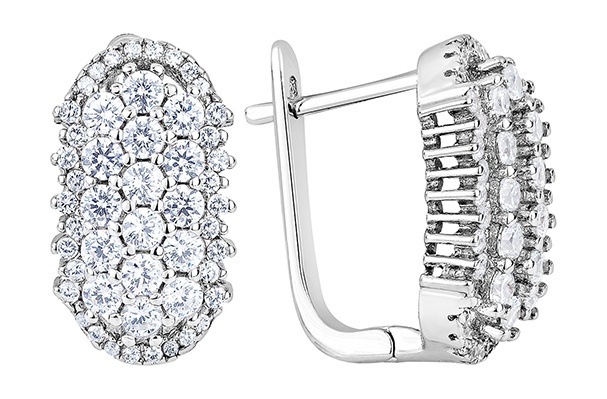 

Серьги из серебра Kari Jewelry 237618, фианит, 237618