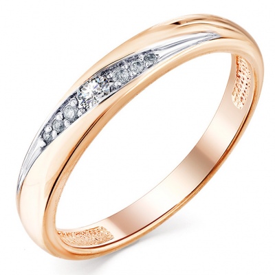 

Кольцо из красного золота с бриллиантом р. 18,5 Мастер Бриллиант 1-101-223, 1-101-223