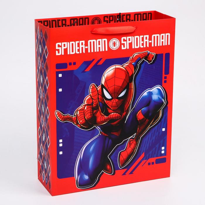 Пакет Marvel вертикальный Spider-Man Человек-паук 31х40х11 см