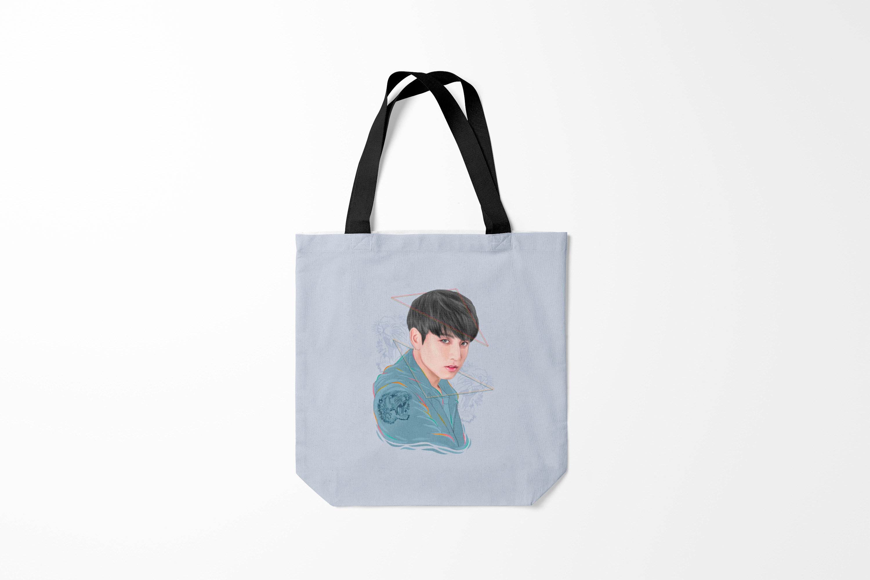 

Сумка шoппер унисекс Burnettie BTS FAKE LOVE, красный, BTS FAKE LOVE