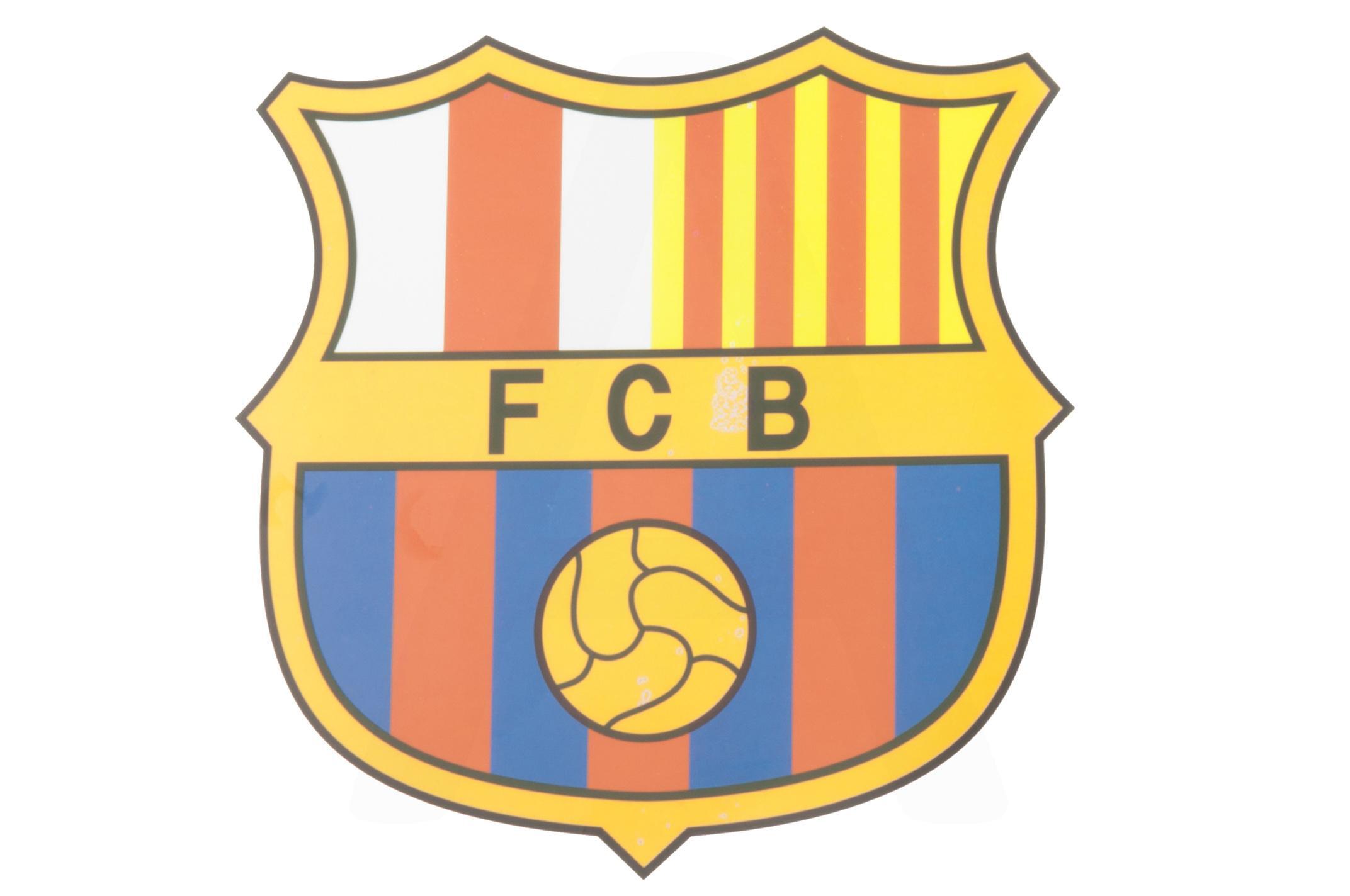 Наклейка логотип FCB (15х14см) (#5647)