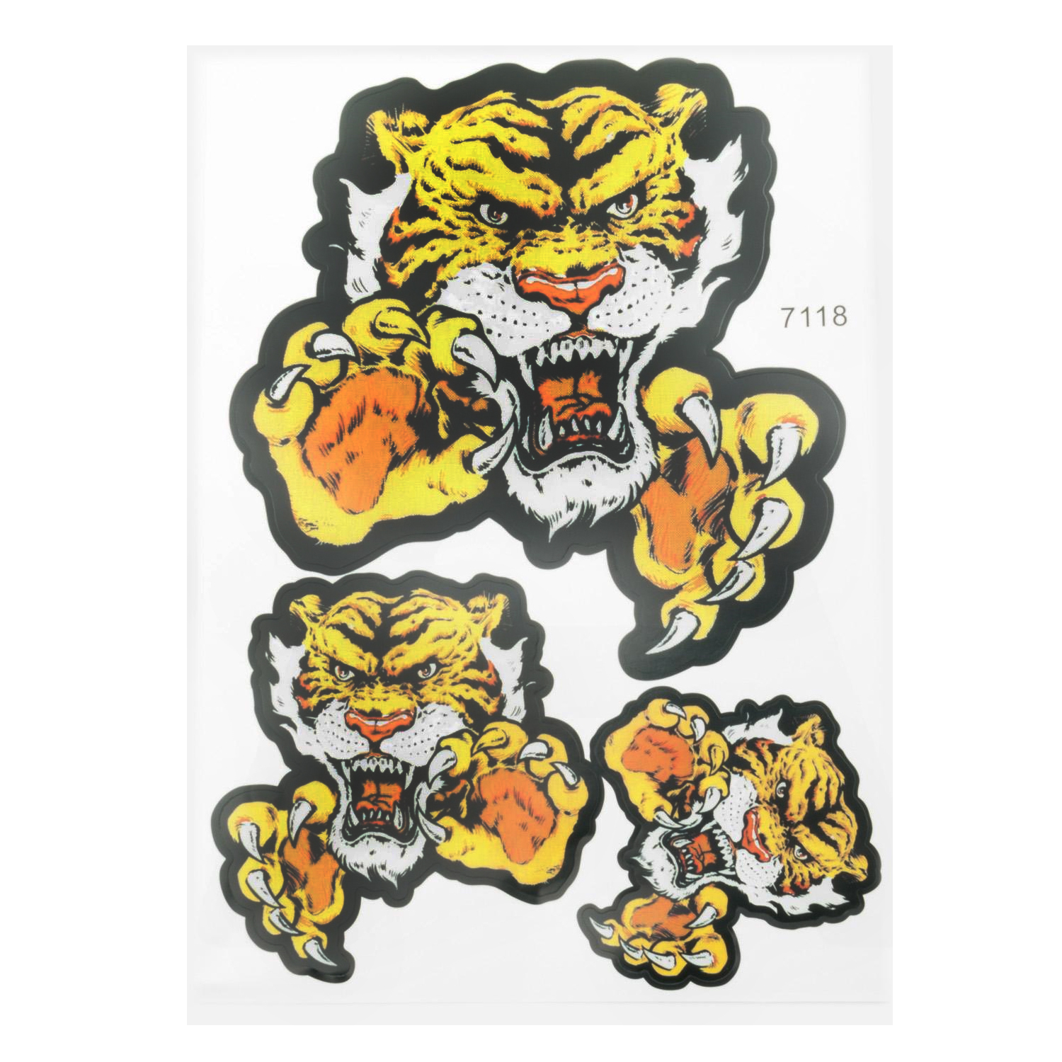 

Наклейки (набор) TIGER (28х20см) (7118)