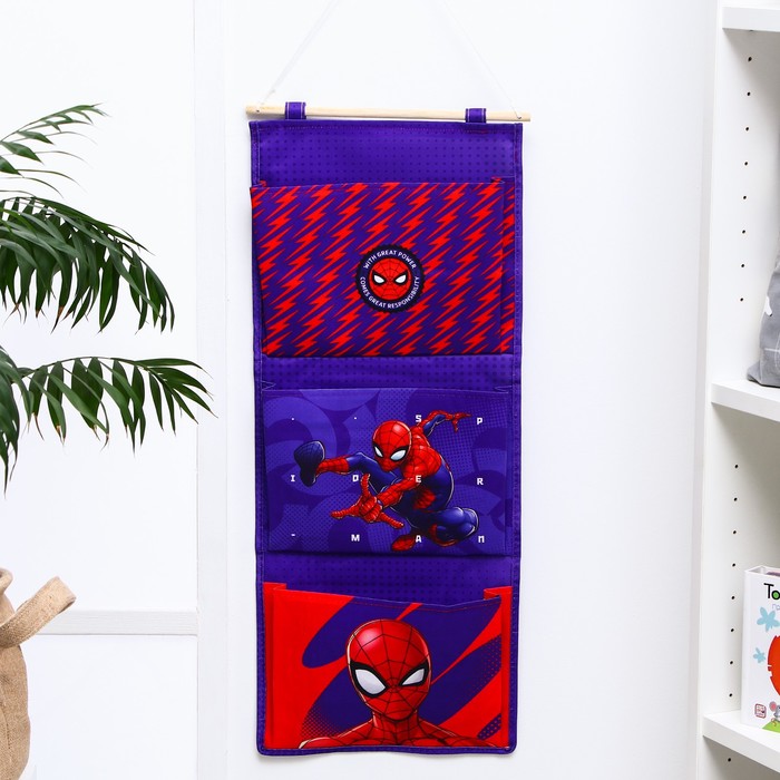 

Кармашки вертикальные настенные, Человек - паук, Человек-паук