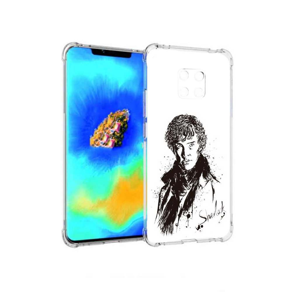 Чехол MyPads шерлок холмс портрет для Huawei Mate 20 Pro