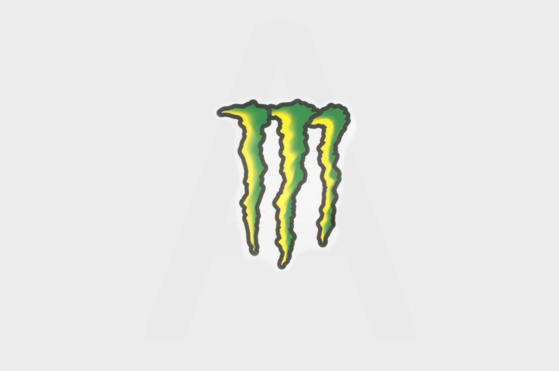 

Наклейка логотип MONSTER ENERGY (10х8см) (#7312B)