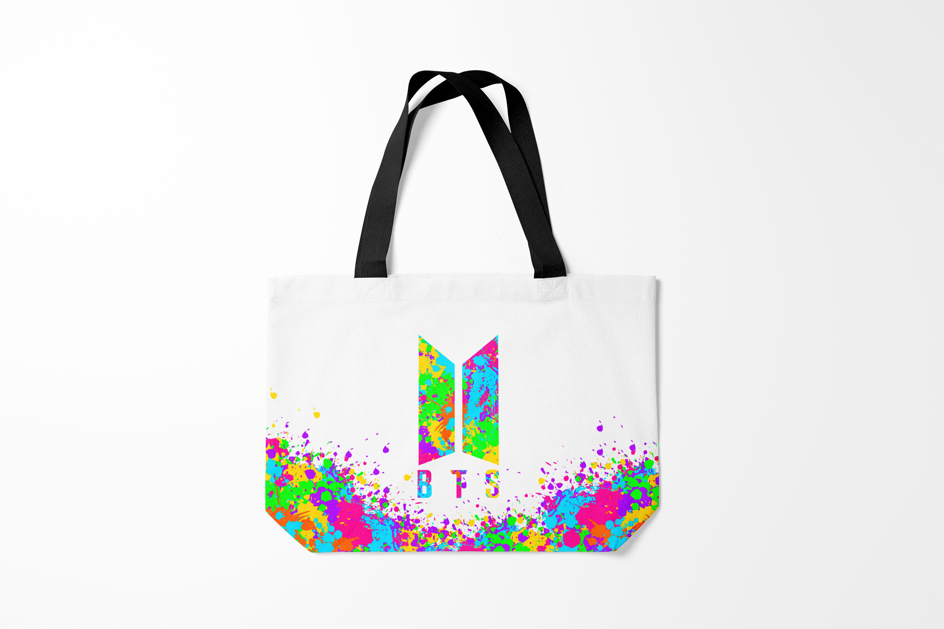 

Сумка шoппер унисекс Burnettie BTS BTS. Jimin, голубой, BTS BTS. Jimin