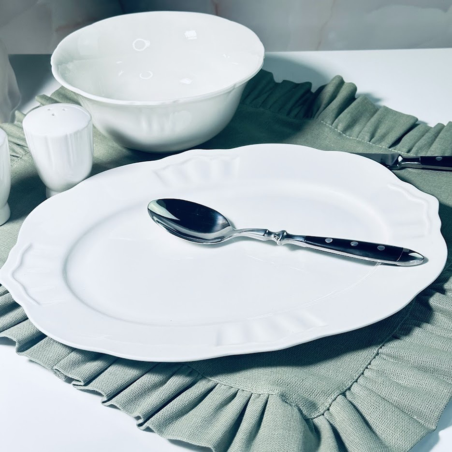 

Блюда сервировочные набор 2 шт Lenardi Resto, фарфор, 30,5 см, Ленарди-Блюда1-10