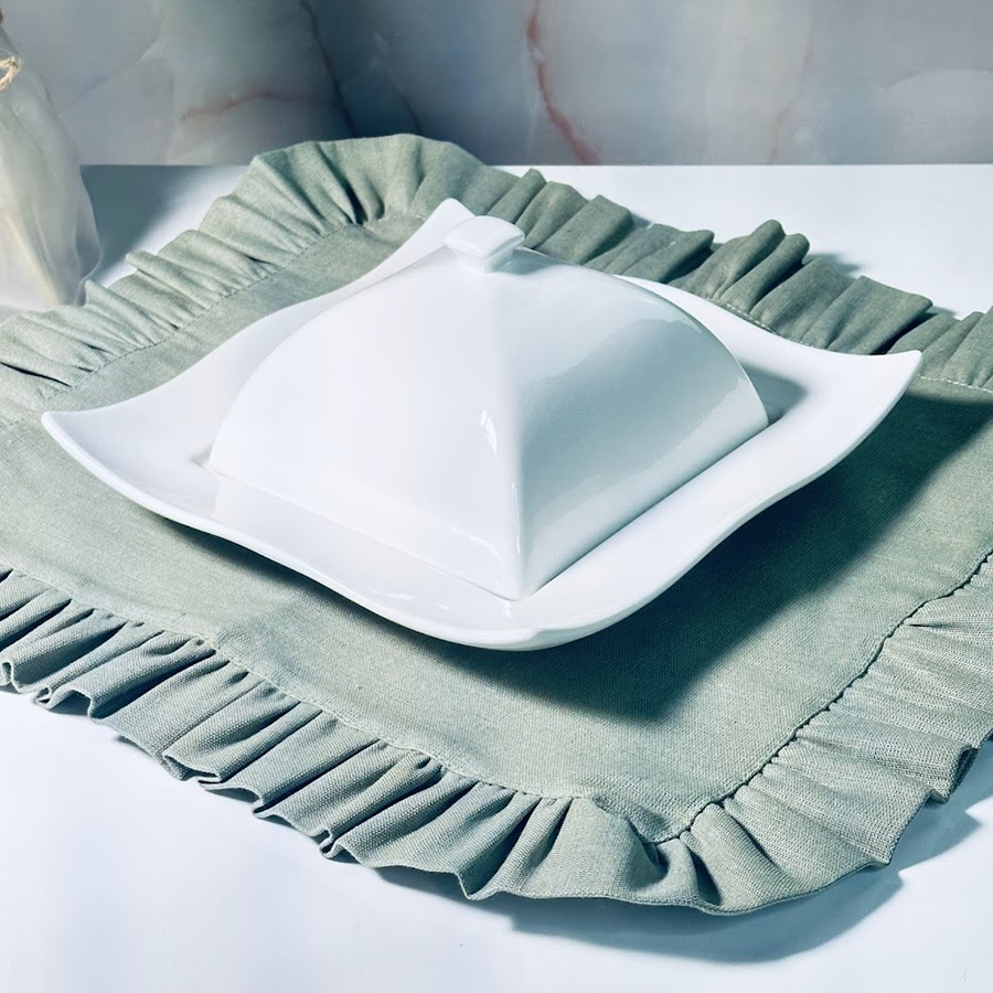 

Блюдо сервировочное с крышкой Lenardi Bianco, фарфор, 28 см, Ленарди-Блюда1-8