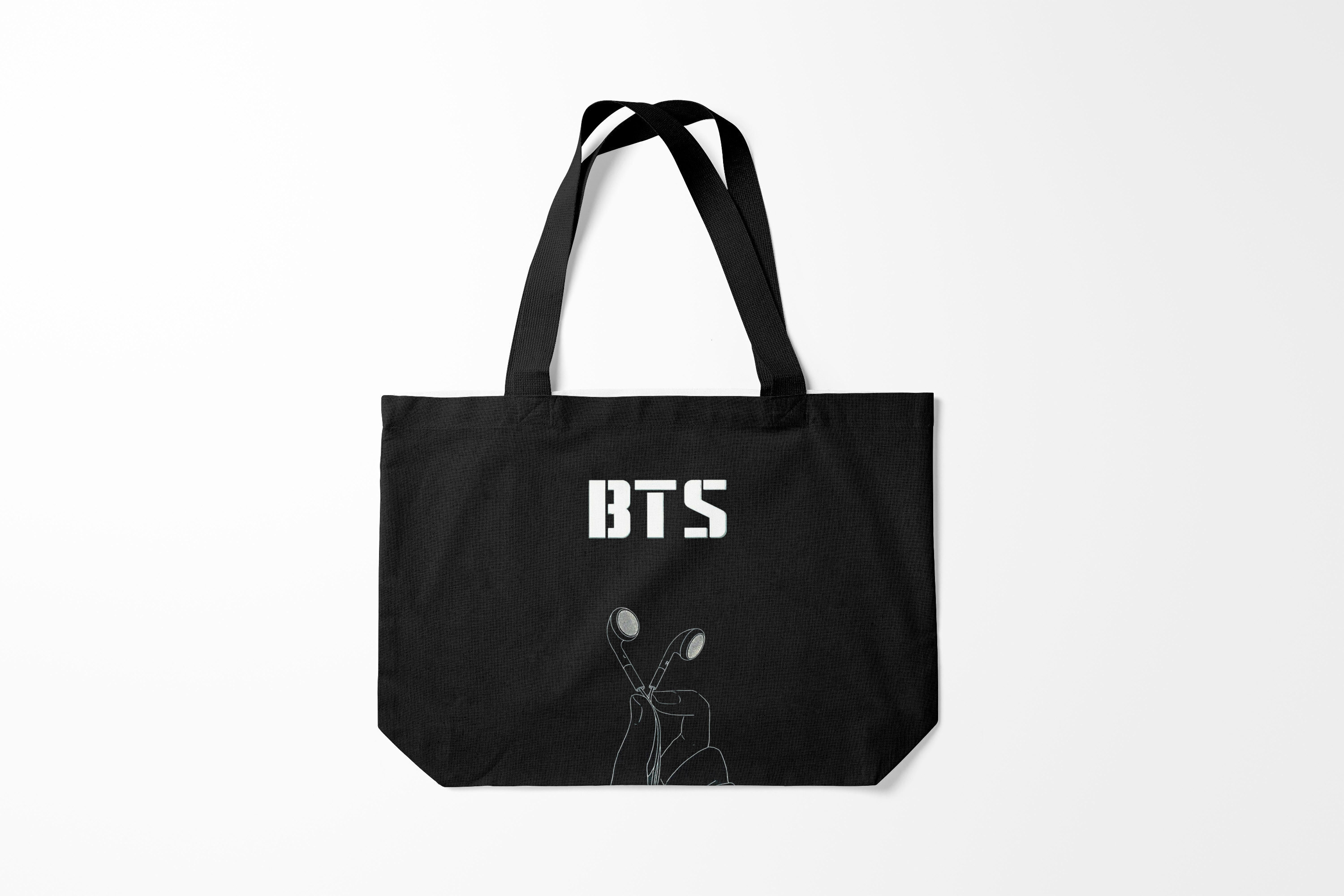 

Сумка шoппер унисекс Burnettie BTS BT21 STICKERS, голубой, BTS BT21 STICKERS