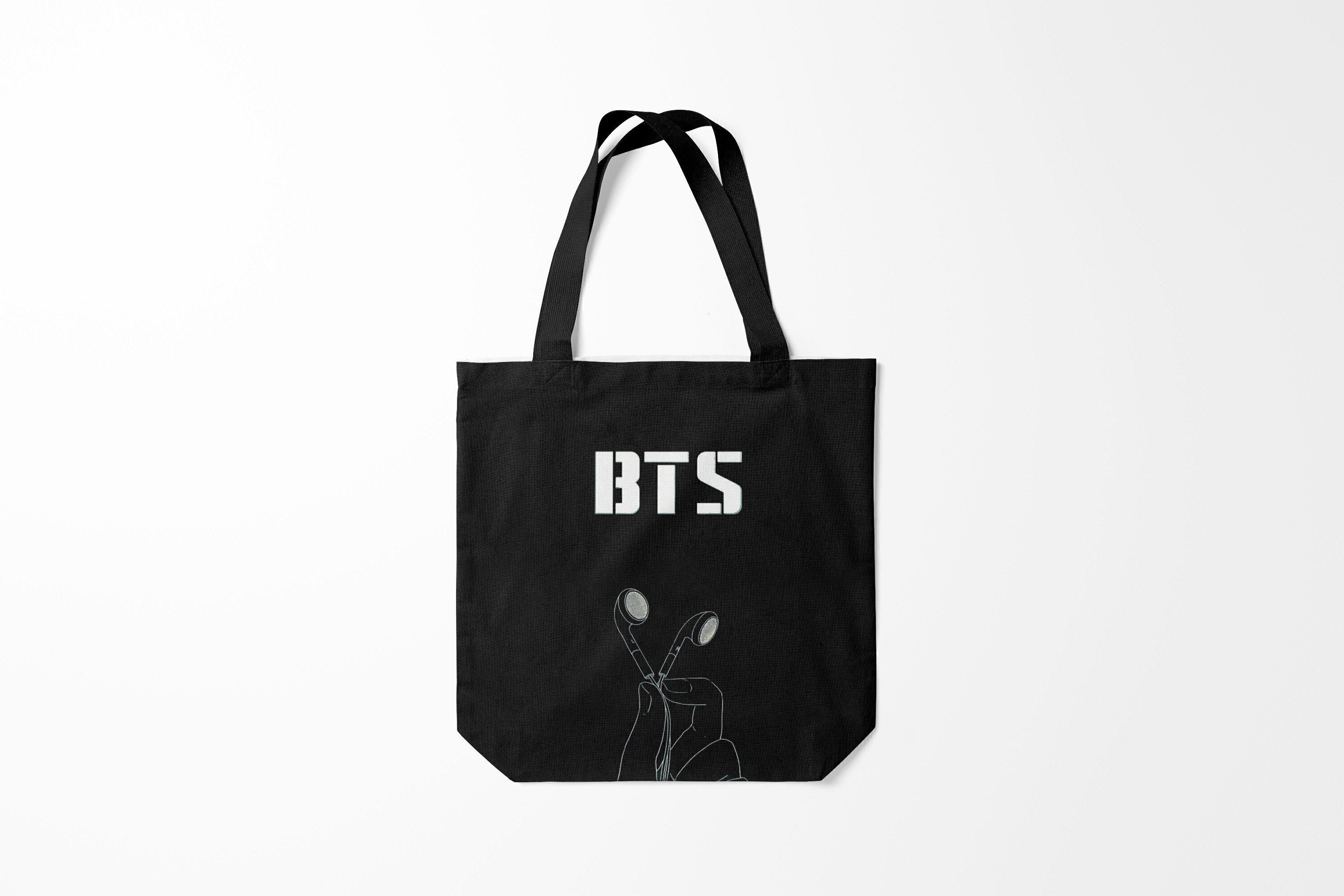 

Сумка шoппер унисекс Burnettie BTS BT21 STICKERS, черный, BTS BT21 STICKERS