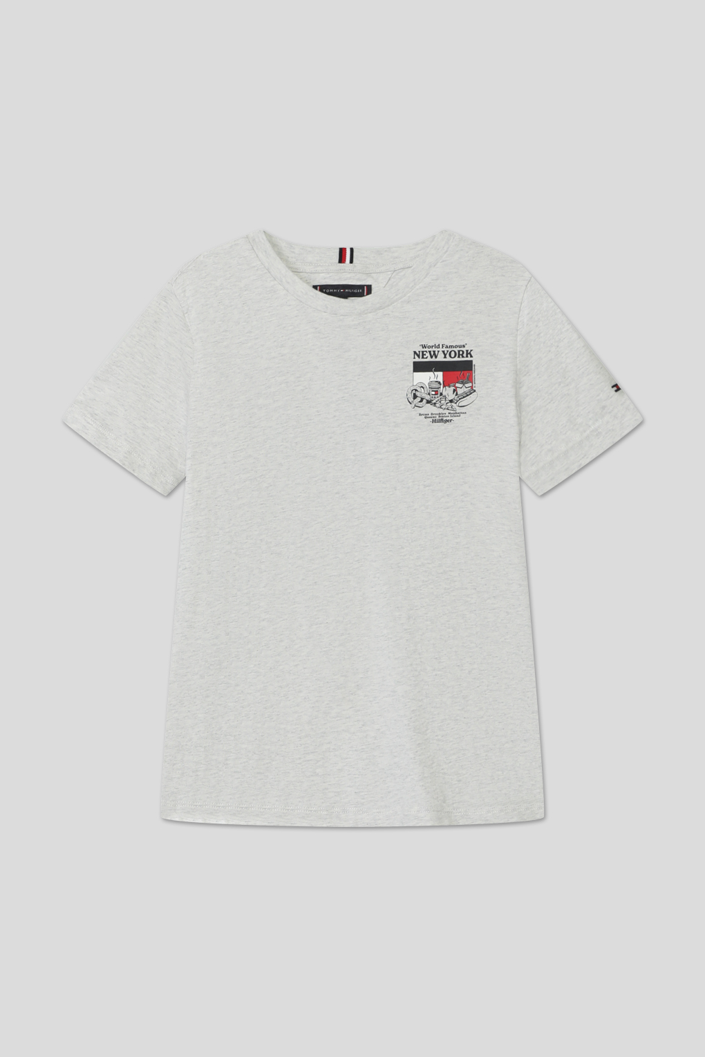 Футболка детская Tommy Hilfiger KB0KB08931, серый, 152