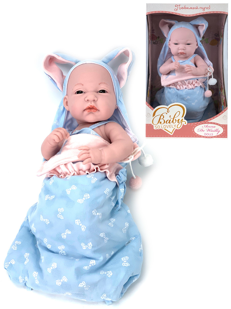 

Кукла Город Игр Anna De Wailly Baby GN-7620/синий, 30 см