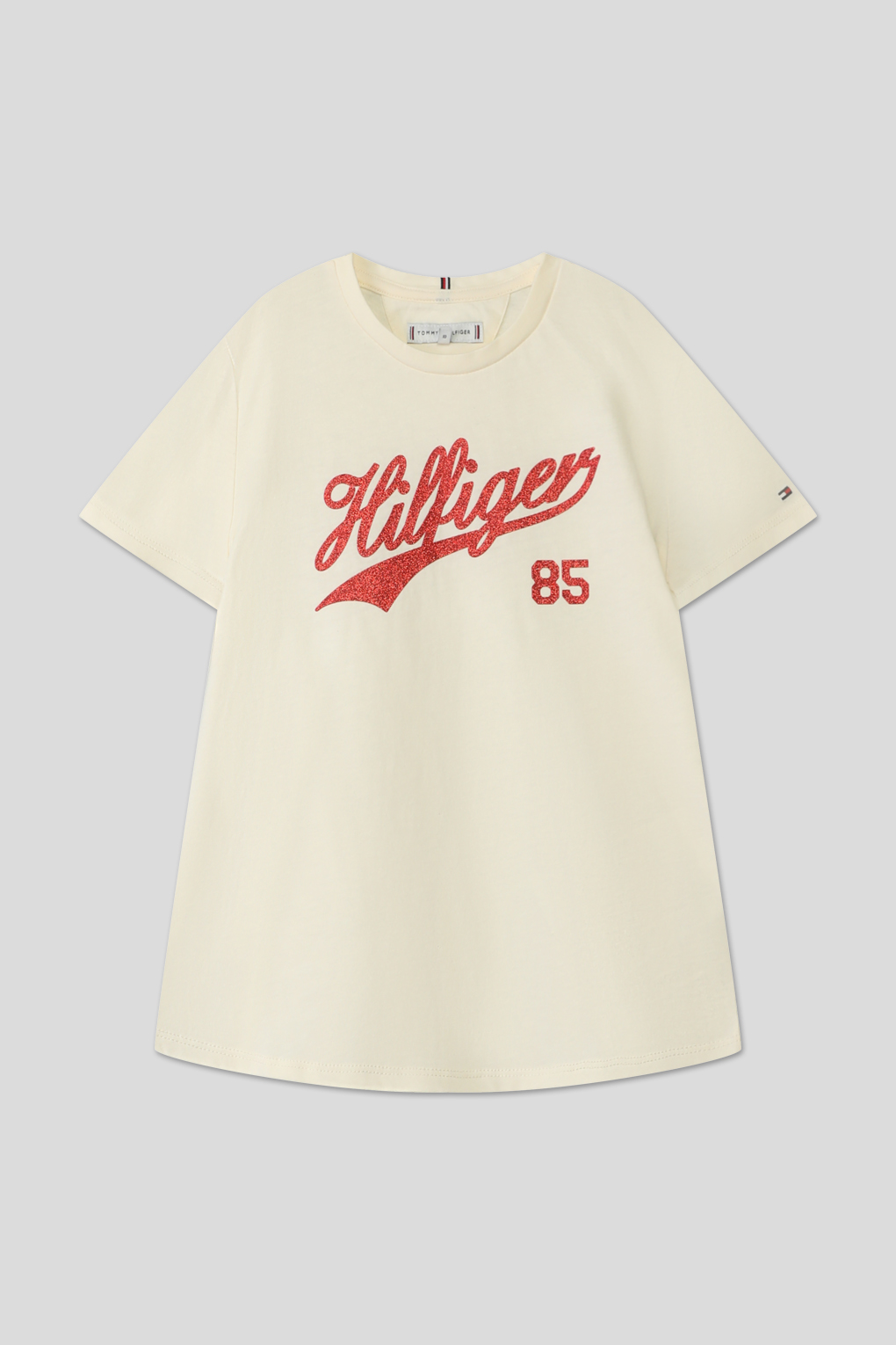 Футболка детская Tommy Hilfiger KG0KG07718, бежевый, 152