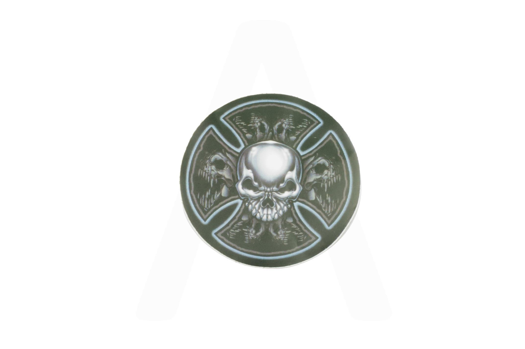 

Наклейка декор SKULL (9х9см) (#3406)