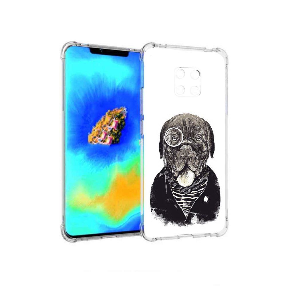 

Чехол MyPads солидный песик для Huawei Mate 20 Pro, Прозрачный, Tocco