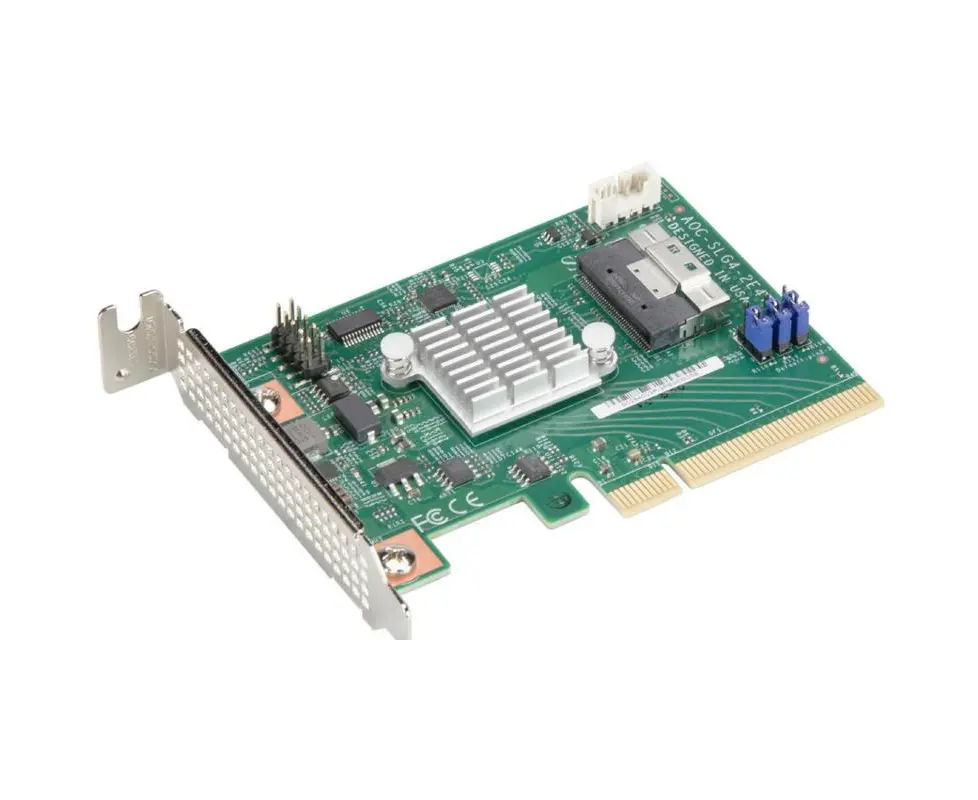 фото Плата расширения для системного блока supermicro 05-60007-00 (aoc-slg4-2e4t)