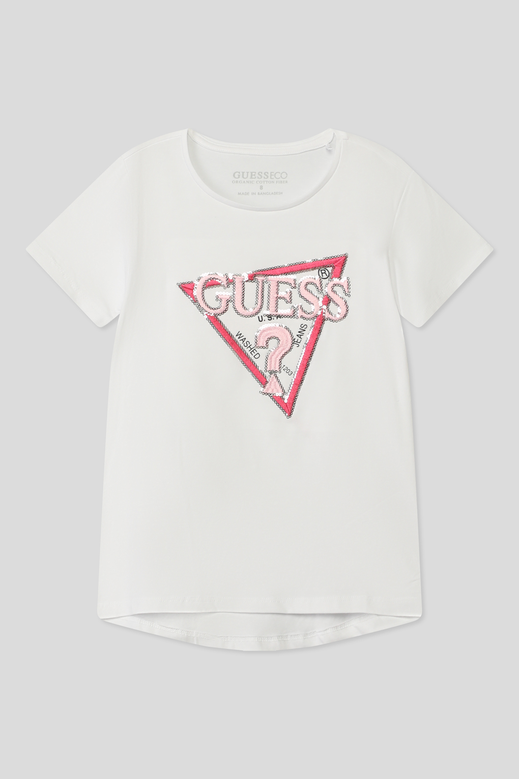 Футболка детская Guess J4RI47 K6YW4 белый 152 2370₽