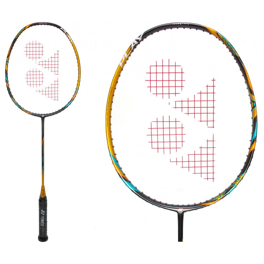 

Ракетка для бадминтона Yonex Astrox 88D Play 4UG5 (со струной), Черный;желтый;голубой, 88Dplay//